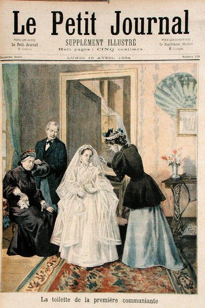 Le premier communiant, illustration du Petit Journal, 16 avril 1894 - Oswaldo Tofani